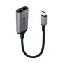 Lindy 43428 video kabeļa adapteris 0,15 m USB Type-C HDMI pelēks