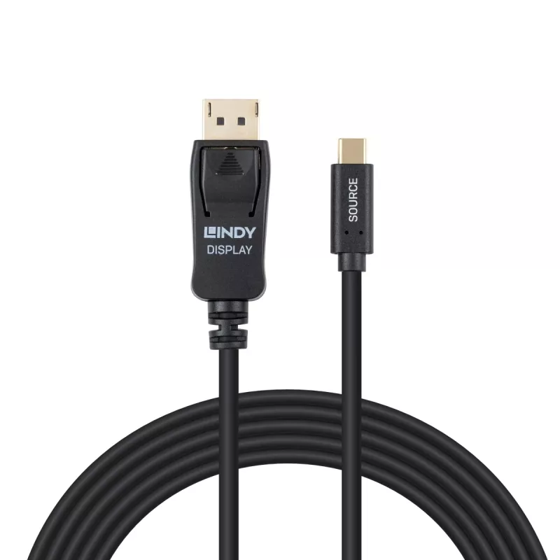 Lindy 2m USB Type C uz DisplayPort 4K60 adaptera kabelis ar HDR