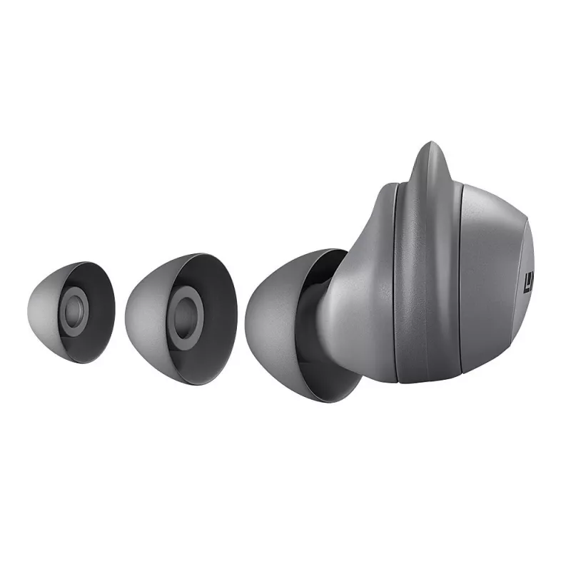 Lindy LE400W austiņas Bezvadu Ievietojamās Mūzika/Ikdiena USB Type-C Bluetooth Pelēkas