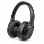 Lindy LH700XW austiņas ar vadu un bezvadu savienojumu, galvas lentes veida, mūzikai, Micro-USB, Bluetooth, melnas