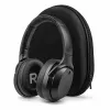 Lindy LH700XW austiņas ar vadu un bezvadu savienojumu, galvas lentes veida, mūzikai, Micro-USB, Bluetooth, melnas