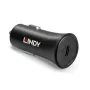 Lindy viena pieslēgvieta USB Type C PD automašīnas lādētājs, 27 W, Auto, cigarešu aizdedzinātāja ligzda, 12 V, 3 A, melns