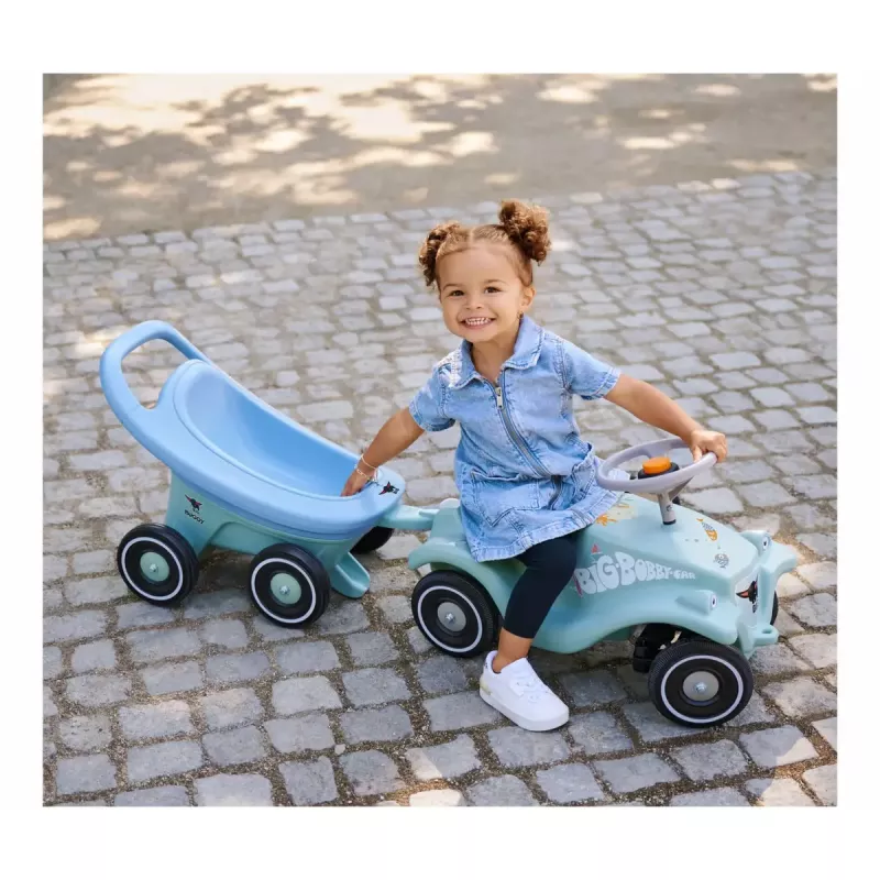 Bērnu staigulis Simba-Dickie BIG Buggy 3-in-1 — zils/tirkīzzils, transformējams dizains