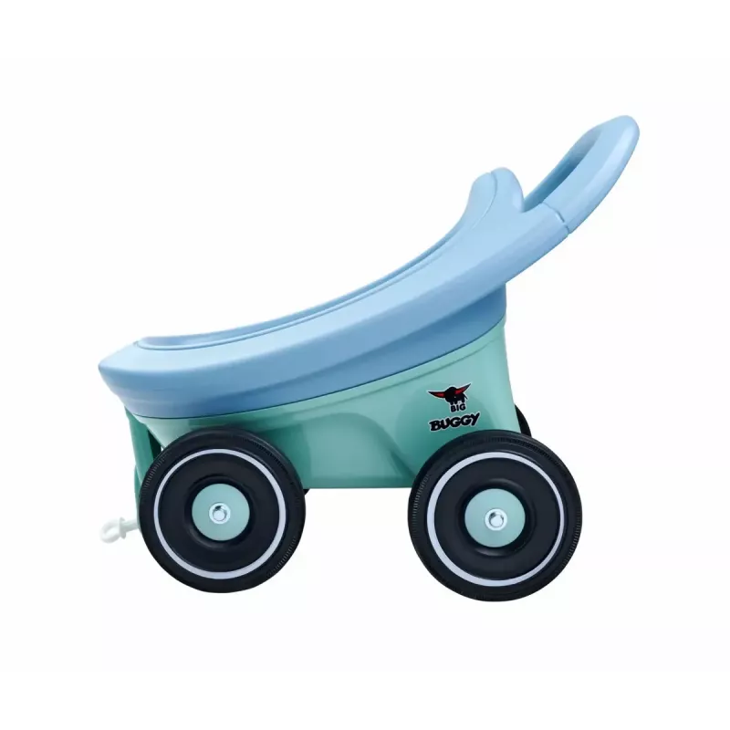 Bērnu staigulis Simba-Dickie BIG Buggy 3-in-1 — zils/tirkīzzils, transformējams dizains