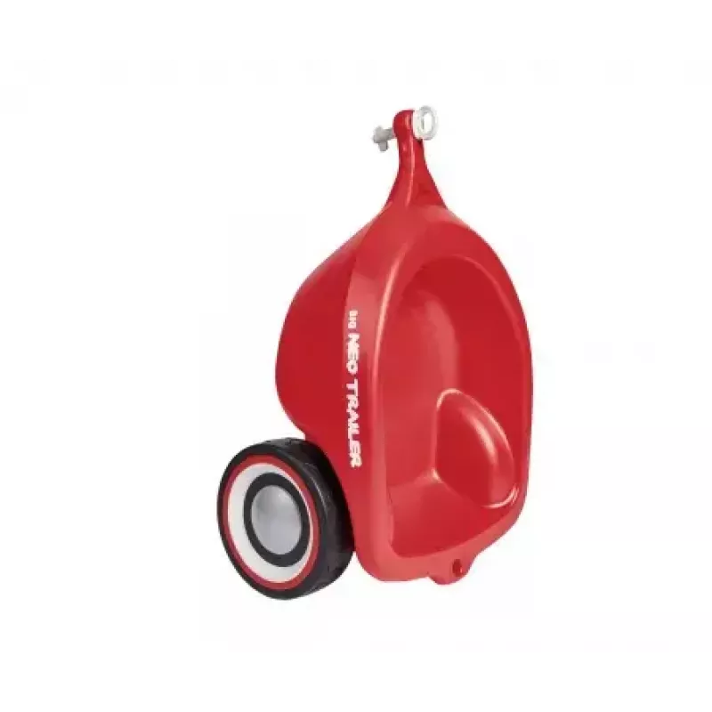 Rotaļu automašīnas piekabe Simba‑Dickie BIG Bobby‑Car Neo Trailer — plastmasa, sarkana, vecumam no 1 līdz 5 gadiem