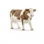 schleich FARM WORLD Simmentāles govs, 3 gadi, Lauku sēta, Lauku dzīvnieki / lauku rotaļlietas, Daudzkrāsains, Plastmasa, 1 gab.