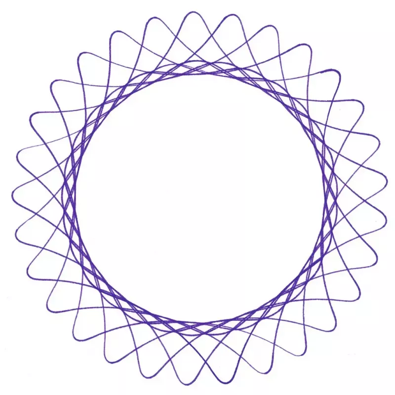 Bērnu spirogrāfs Ravensburger 297740 ar trafaretu un 2 flomāsteriem, daudzkrāsains, vecumam no 6 gadiem