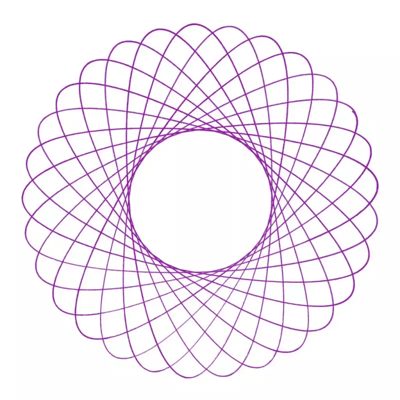 Bērnu spirogrāfs Ravensburger 297740 ar trafaretu un 2 flomāsteriem, daudzkrāsains, vecumam no 6 gadiem