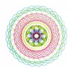 Bērnu spirogrāfs Ravensburger 297740 ar trafaretu un 2 flomāsteriem, daudzkrāsains, vecumam no 6 gadiem