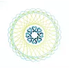 Bērnu spirogrāfs Ravensburger 297740 ar trafaretu un 2 flomāsteriem, daudzkrāsains, vecumam no 6 gadiem