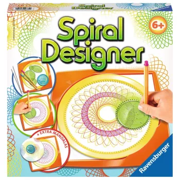 Bērnu spirogrāfs Ravensburger 297740 ar trafaretu un 2 flomāsteriem, daudzkrāsains, vecumam no 6 gadiem