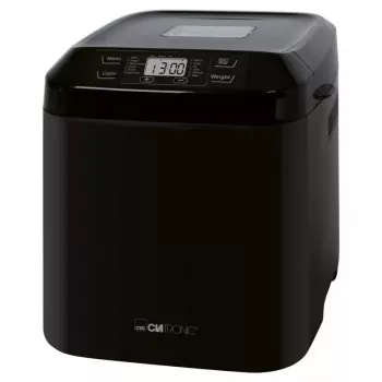 Maizes cepšanas iekārta CLATRONIC BBA 3774 550 W – 3 L panna, līdz 1,5 kg kukulim, 12 programmas, LCD taimeris