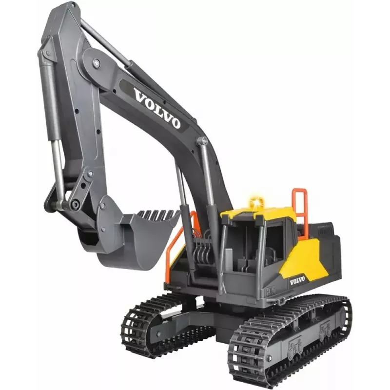 RC ekskavators Dickie Volvo Mining 2.4 GHz tālvadāms konstrukcijas modelis