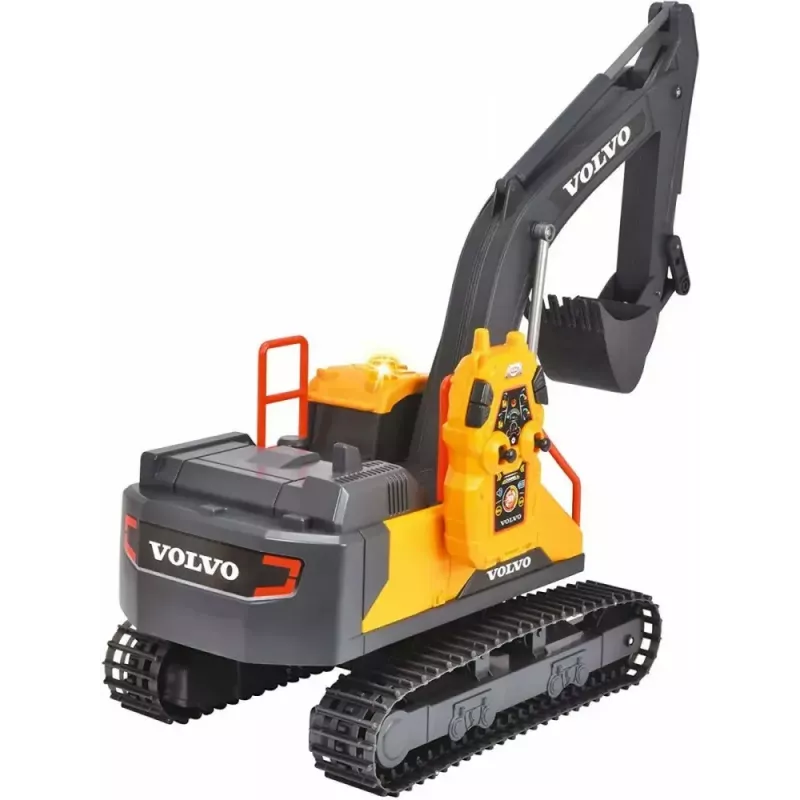 RC ekskavators Dickie Volvo Mining 2.4 GHz tālvadāms konstrukcijas modelis