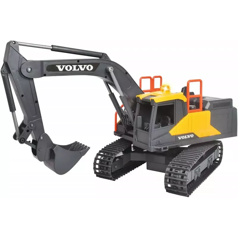 RC ekskavators Dickie Volvo Mining 2.4 GHz tālvadāms konstrukcijas modelis
