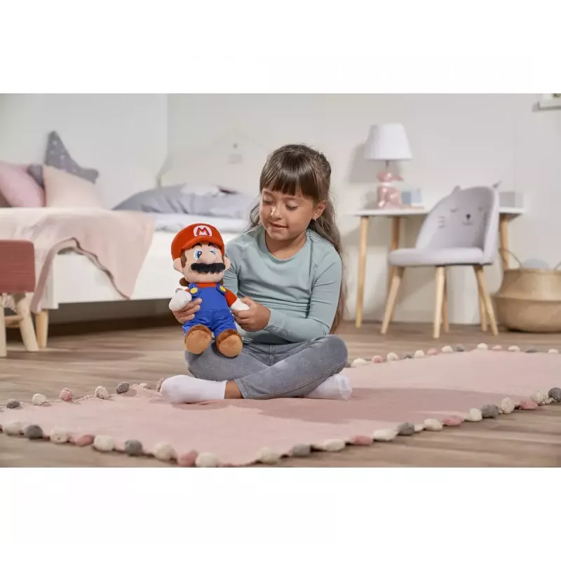 SIMBA Super Mario lelle – tēls Super Mario, mīkstā rotaļlieta