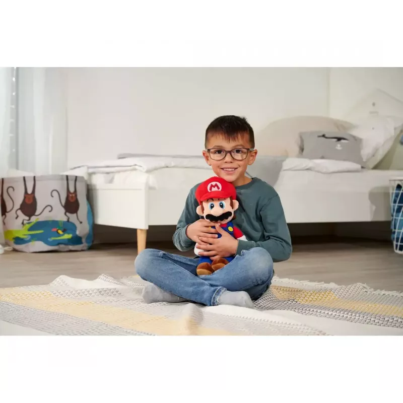 SIMBA Super Mario lelle – tēls Super Mario, mīkstā rotaļlieta