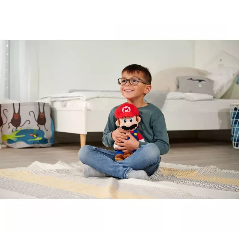 SIMBA Super Mario lelle – tēls Super Mario, mīkstā rotaļlieta
