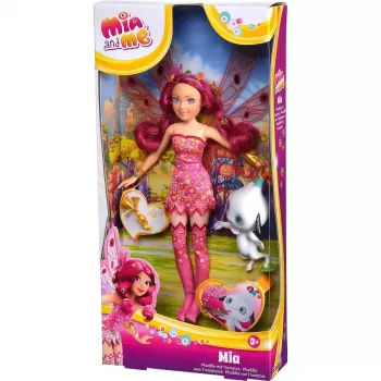SIMBA Mia ģērbjamā lelle modelis 109483042 ar rotaļu figūru, tērpu un aksesuāriem