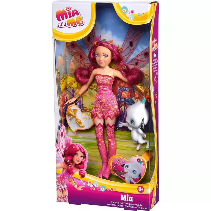 SIMBA Mia ģērbjamā lelle modelis 109483042 ar rotaļu figūru, tērpu un aksesuāriem
