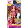 SIMBA Mia ģērbjamā lelle modelis 109483042 ar rotaļu figūru, tērpu un aksesuāriem