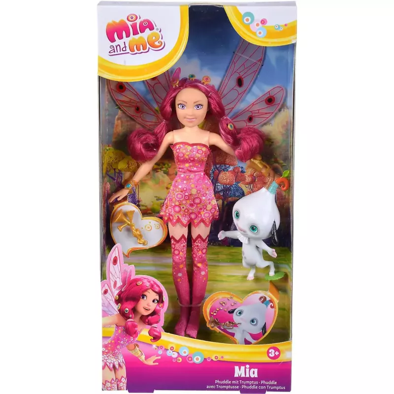 SIMBA Mia ģērbjamā lelle modelis 109483042 ar rotaļu figūru, tērpu un aksesuāriem