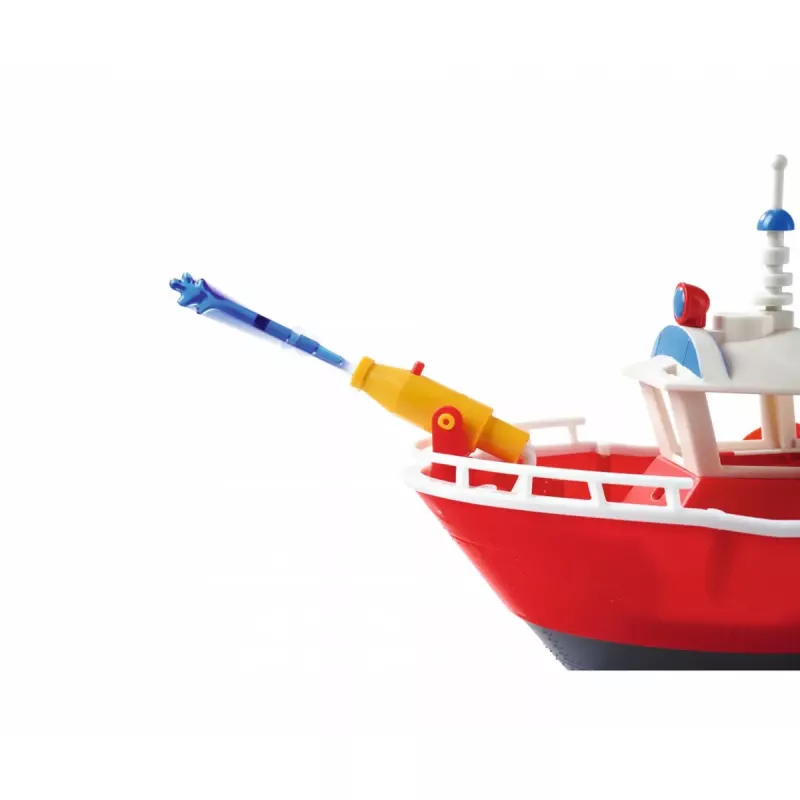 Rotaļu ugunsdzēsēju laiva Simba‑Dickie Fireman Sam Titan ugunsdzēsēju laiva, transportlīdzekļa rotaļu komplekts