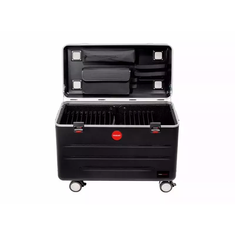 Portable device management cart Parat 20872015116 Melns Floor placement for Laptops and Tablets
