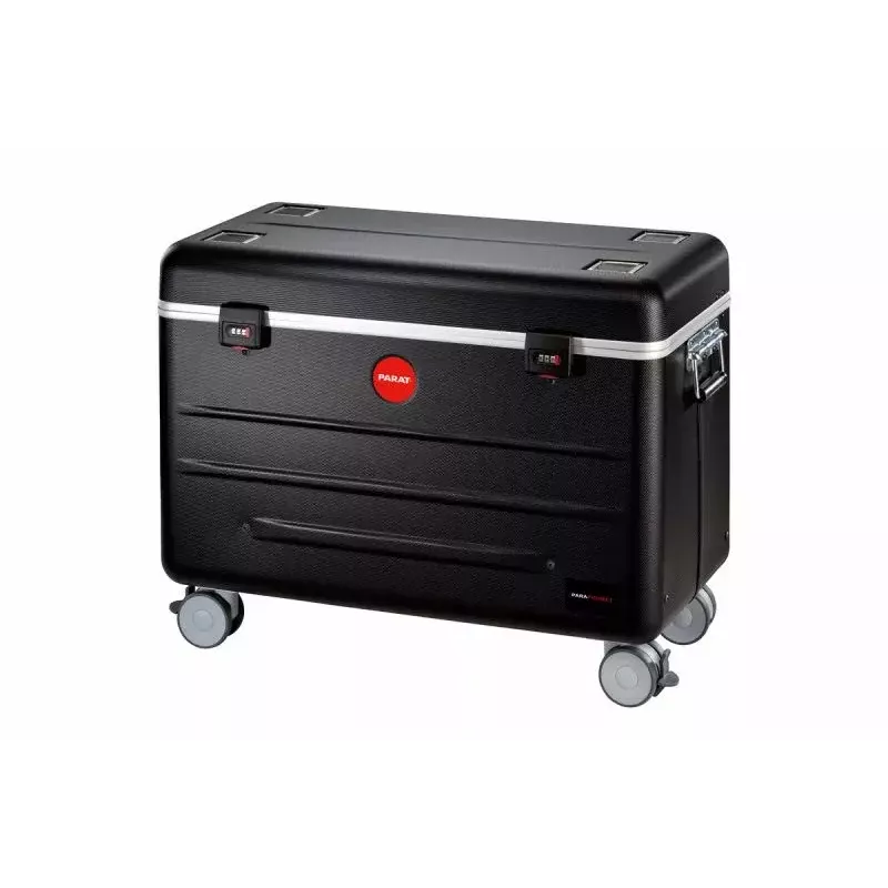 Portable device management cart Parat 20872015116 Melns Floor placement for Laptops and Tablets