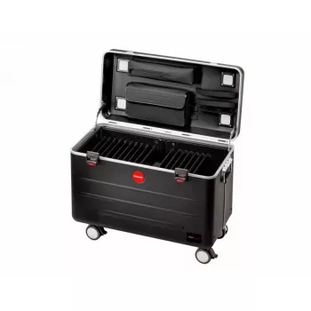 Portable device management cart Parat 20872015116 Melns Floor placement for Laptops and Tablets