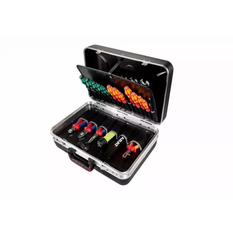 Instrumentu koferis Parat SILVER Style Melns Aluminium Plastic
