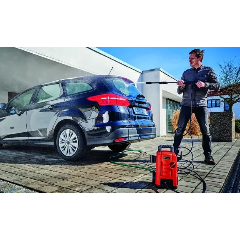 Augstspiediena mazgātājs EINHELL TC-HP 130 vertikālais elektriskais, 130 bar, 390 l/h, 5 m šļūtene