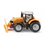 Siku Massey Ferguson ar sniega tīrītāju traktora modelis Salikts
