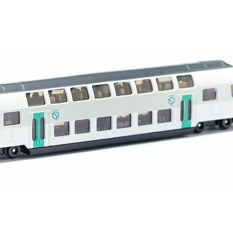 Vilciens Siku RATP DIVSTĀVU VILCIENS Metāls Plastmasa Melns Zils Pelēks