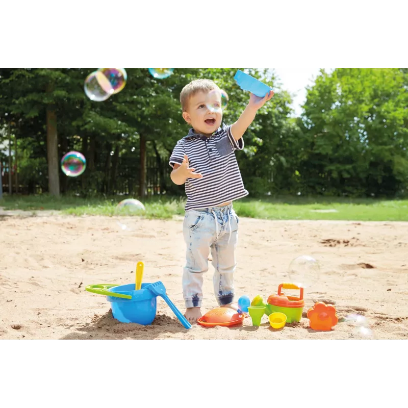 Smilšu rotaļlietu komplekts Lena Happy Sand Boys I 10 gab.