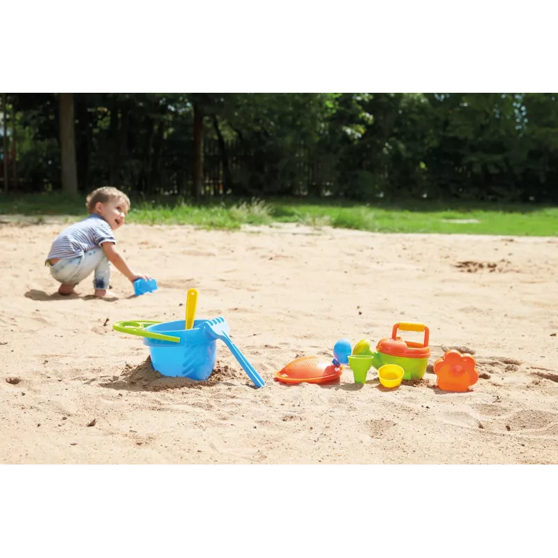Smilšu rotaļlietu komplekts Lena Happy Sand Boys I 10 gab.