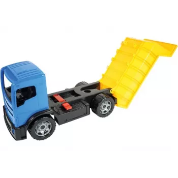 Truck Lena GIGA TRUCKS pašizgāzējs zils sarkans sortimentā