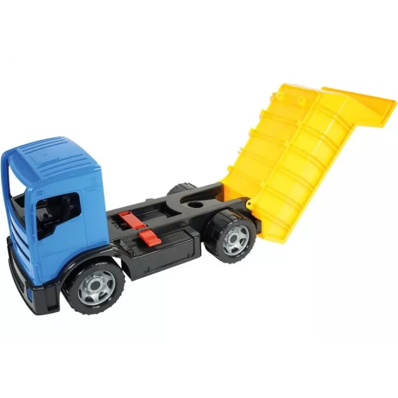 Truck Lena GIGA TRUCKS pašizgāzējs zils sarkans sortimentā