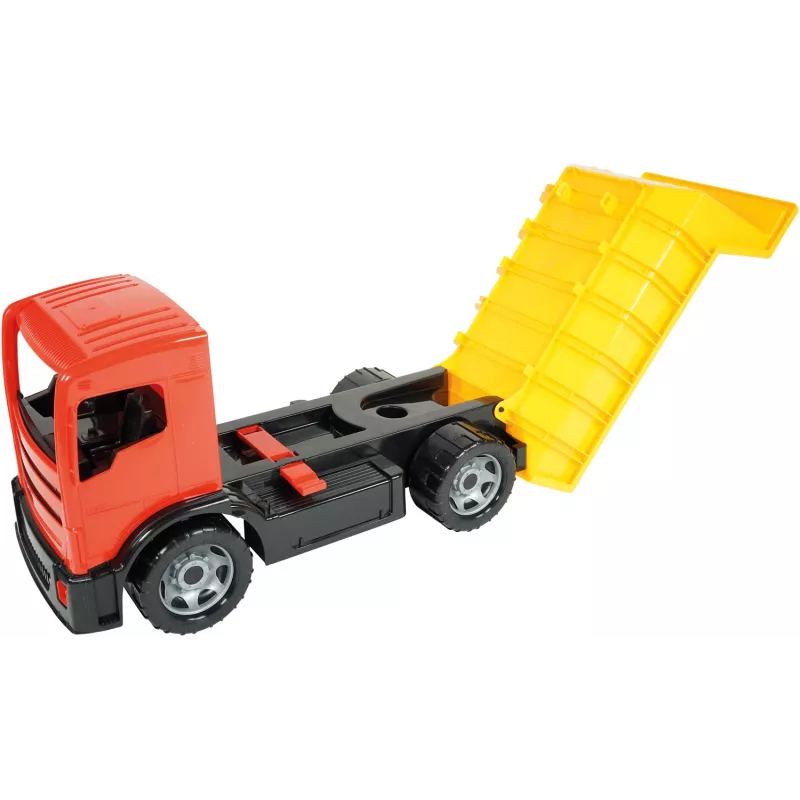 Truck Lena GIGA TRUCKS pašizgāzējs zils sarkans sortimentā