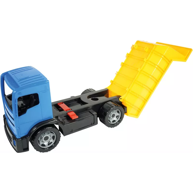 Truck Lena GIGA TRUCKS pašizgāzējs zils sarkans sortimentā