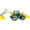 Traktors Lena GIGA TRUCKS ZL-02080 ar priekšējo iekrāvēju un ekskavatoru