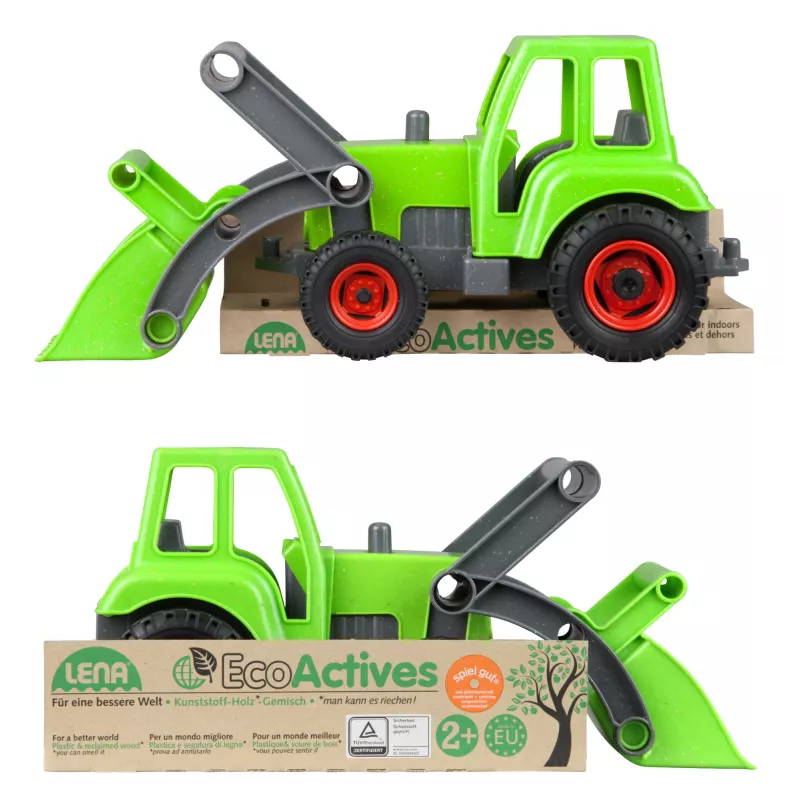 Traktors Lena EcoActives 04213 Daudzkrāsains Plastmasa Koks 2+