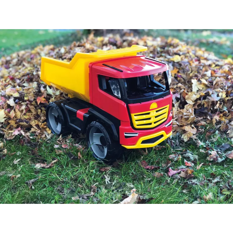 LENA GIGA TRUCKS pašizgāzējs Titan, kravas automašīna, 3 gadi, plastmasa, daudzkrāsains