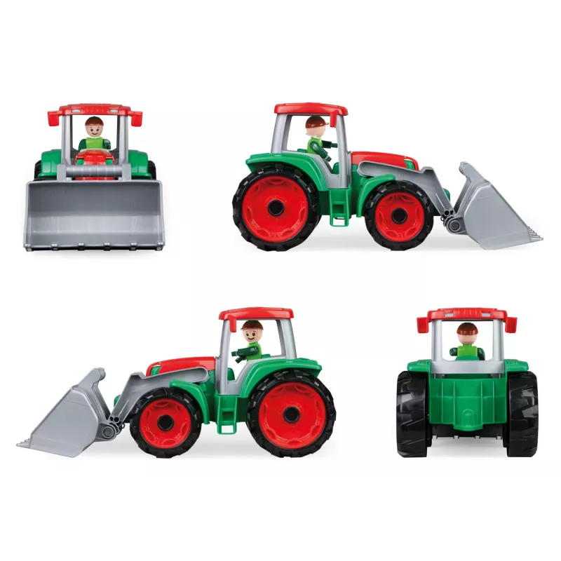 Rotaļu traktors ar siena piekabi Lena Truxx 04428 atvērta kaste – plastmasas rotaļu komplekts