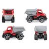 Dump truck Lena TRUXX 29cm Rubber Steel pelēka Red