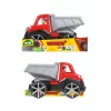 Dump truck Lena TRUXX 29cm Rubber Steel pelēka Red