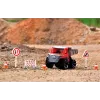 Dump truck Lena TRUXX 29cm Rubber Steel pelēka Red