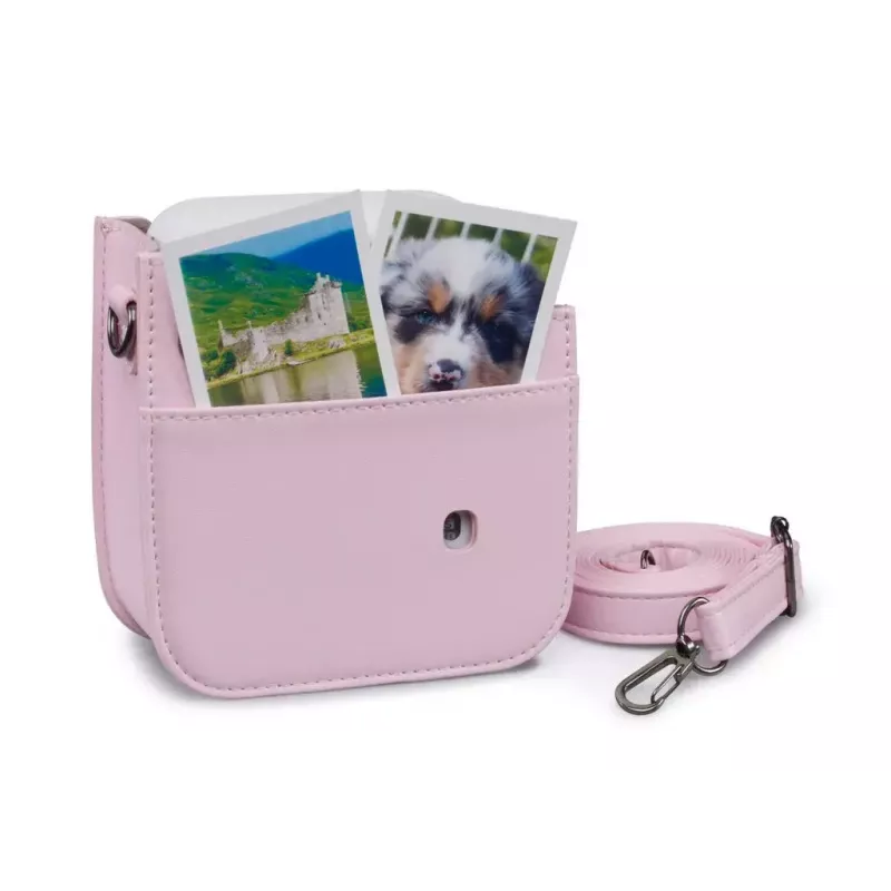 Korpusa maciņš Cullmann RIO Fit 120 rozā krāsā Fujifilm Instax mini 12