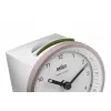Braun BC07 kvarca modinātājpulkstenis rozā, baltā krāsā