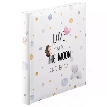 Hama To The Moon fotoalbums Melns, Zils, Rozā, Balts, Dzeltens 300 loksnes 10 x 15 cm
